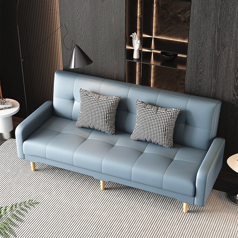 皮艺沙发折叠床小户型人三人位卧室阳台出租房pu皮沙发客厅公寓,住宅家具,皮布沙发,淘宝优惠券,粉丝福利购,淘宝优惠卷