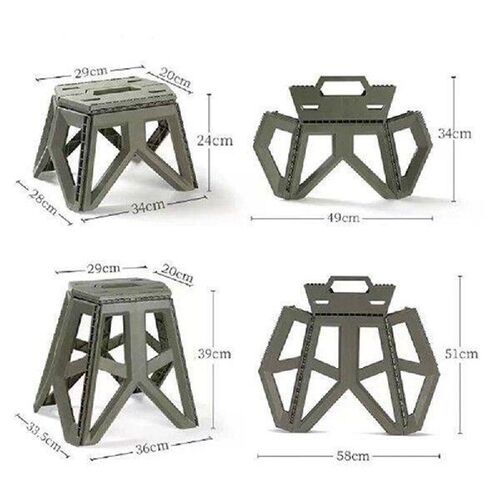 Outdoor Portable Folding Stool High Load-bearing Handle