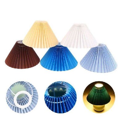 DIY pleated lampshade table lamp / wall lamp / floor lamp /