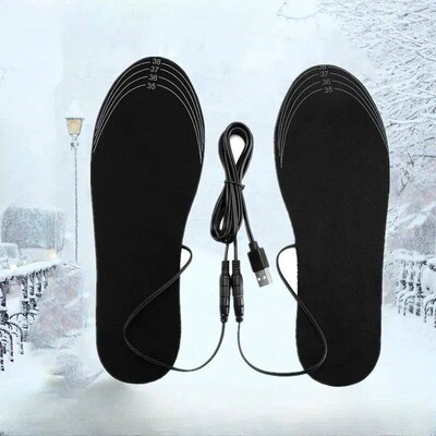 Heated Shoe Insoles Electric Warming Pad Insoles Cuttable El