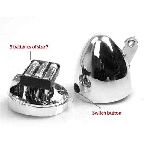 Bicycle Lights Bike 3LED Front Light Headlight Retro