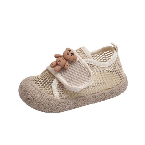 Childrens Mesh Shoes 2024 Korean Style Girls Baby Shoes Bo