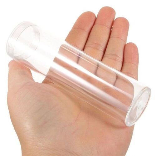 10 Pcs Storage Tubes Clear Collectibles Coin Collecting