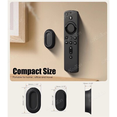 Remote Control Magnet Holder Self-Adhesive Wall Mounted Stor