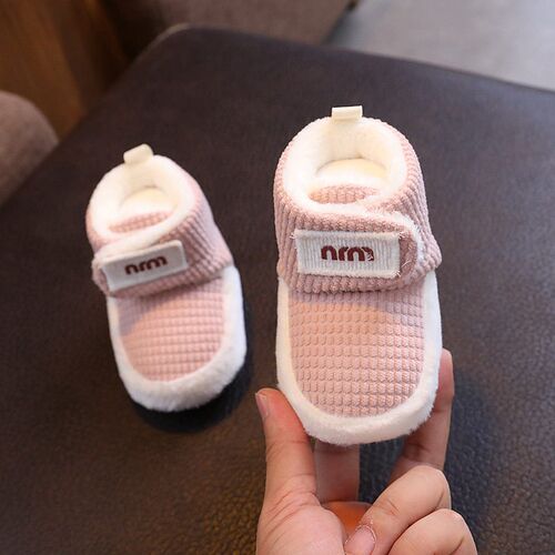 Baby Shoes 1 Year Old Plus Velvet Thickened Warm Cotton Shoe