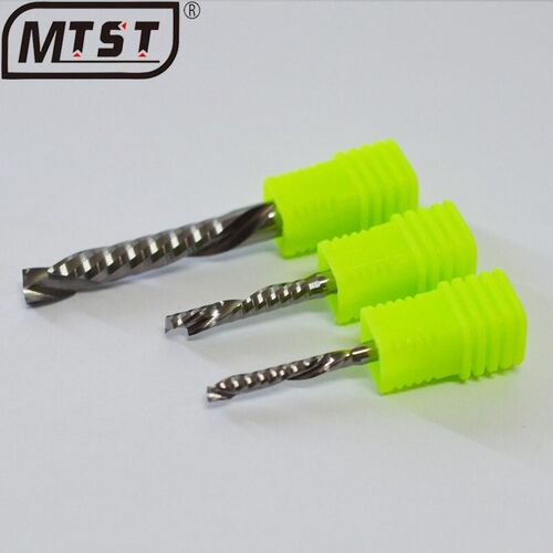 1pc 3.175 4 5 6 8mm single flute composite tungsten steel mi