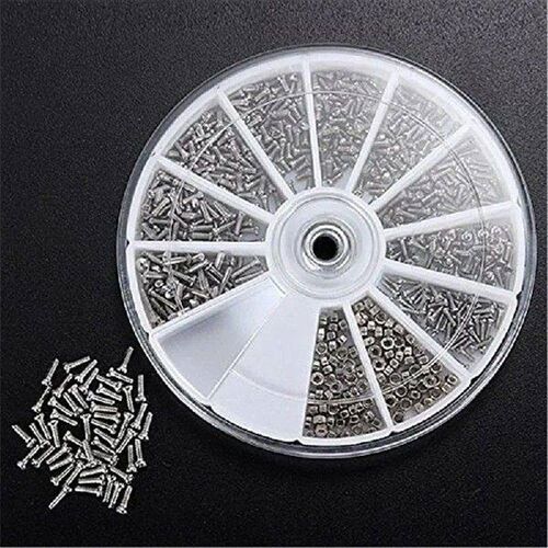 600/1000Pcs 12 Kinds Screws Nuts Assortment Kit Small