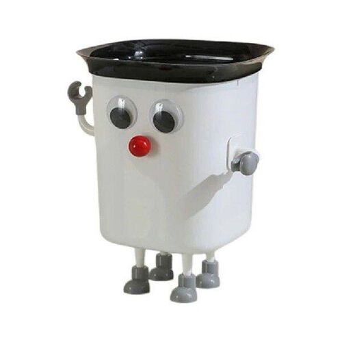 Trash Can DIYs Kitchen Compost Bin Funny Big Eye Trash Bin