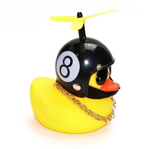 Cute Rubber Duck Toys Kids Toys Helmet Yellow Duck with Glue