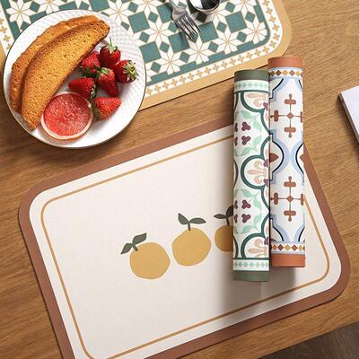 Simple waterproof placemats, western cloth mats西式餐垫