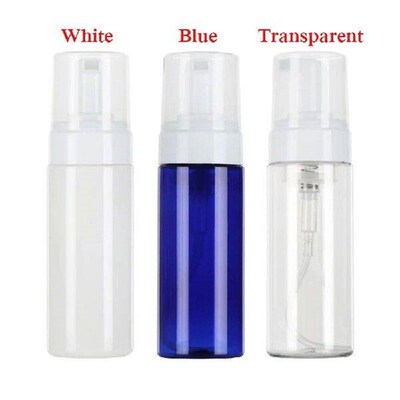 1PC Clear Blue Foaming Bottle Liquid Soap Whipped Mousse