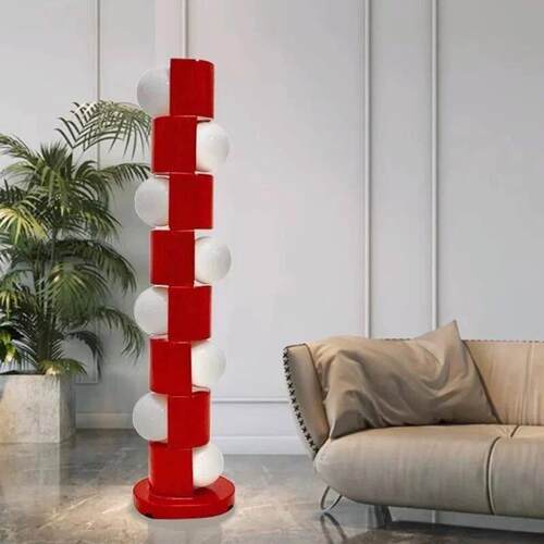Nordic HighEnd Villa Living Room Sofa Side Floor Light Study