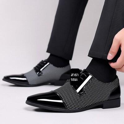 nding Classic Men Dress Shoes For Men Oxfords Patent Leather