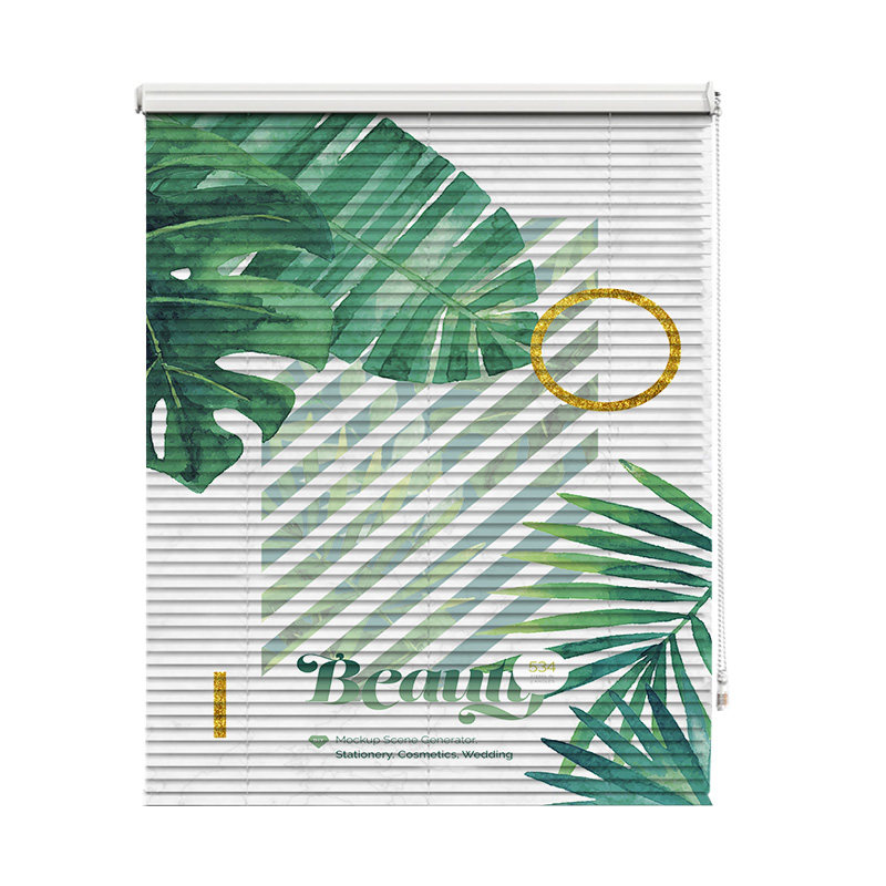 卫生间免打孔印花百叶窗浴室厕所防水窗帘户升降遮光窗户遮挡卷帘,居家布艺,百叶帘/折帘/罗马帘,淘宝优惠券,粉丝福利购,淘宝优惠卷