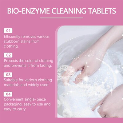 Jue Fish Bio-Enzyme Laundry Detergent Sheets - Quickly Remov