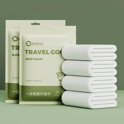 Large Disposable Bath Towel Thick Compressed Towel Travel Qu