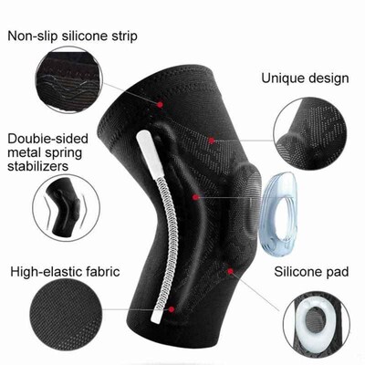 1PCS Knee Support Sleeve Protector Elastic Knee Pads Brace