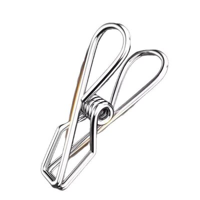 Stainless Steel Solid Clothespins for Drying Clothes, Towels