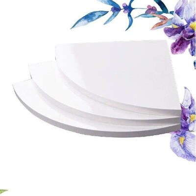3 PCS/Set Decor Wall Display Shelves Mount Corner Round