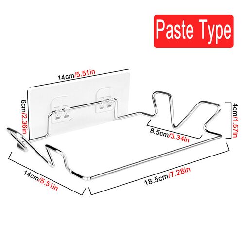 Kitchen Trash Rack Cabinet Door Garbage Bags Holder Stainles