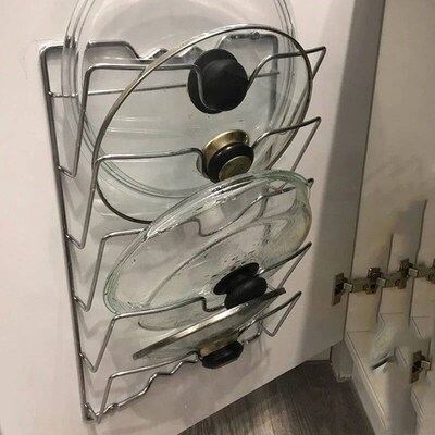 Kitchen Organizer Rack Wall Hanging Pot ver Rack Five-Layer