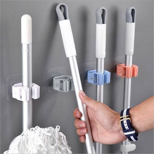 Wall Mounted Mop Organizer Holder Brush Broom Hanger Home St