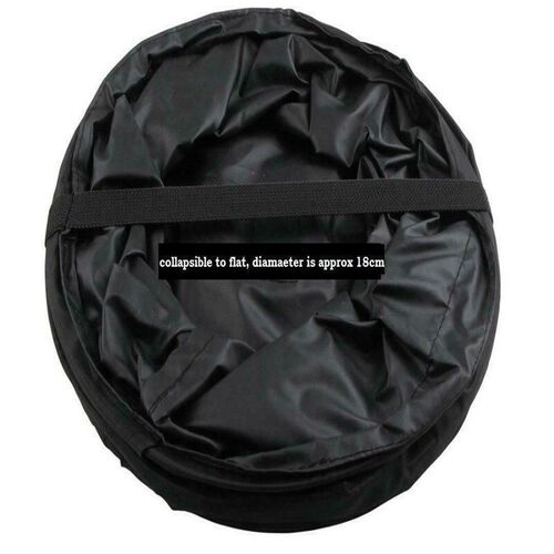 Collapsible Car Bin Water Resistant Black Litter Waste Rubbi