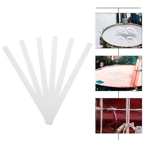 6 Pcs Snare Drum Wire Mounting Strap Steel Installation