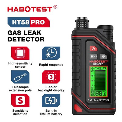 HABOTEST HT58PRO Gas Leak Detector Gas High precision gas se