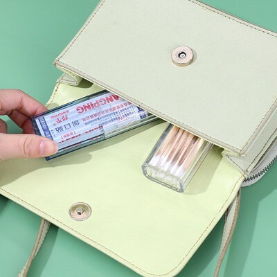 1pc Portable Transparent Storage Box, Practical Toothpick Co