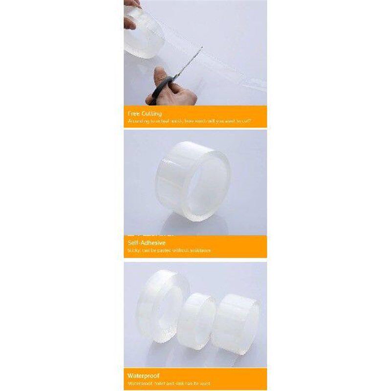 BATHROOM Kitchen Shower Waterproof Mould Proof Sink Bath - 实物图