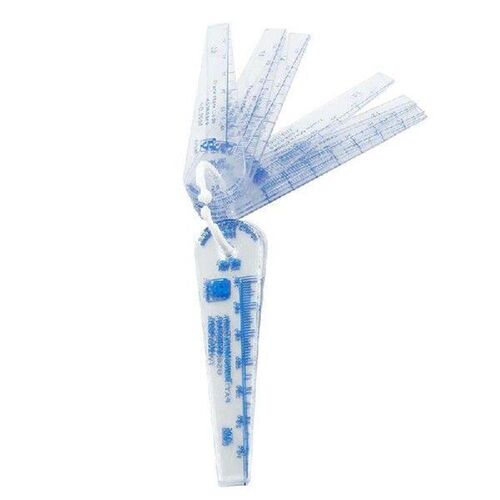1 Pack Plastic Feeler Gauge 0.05-3Mm Thickness Measuring