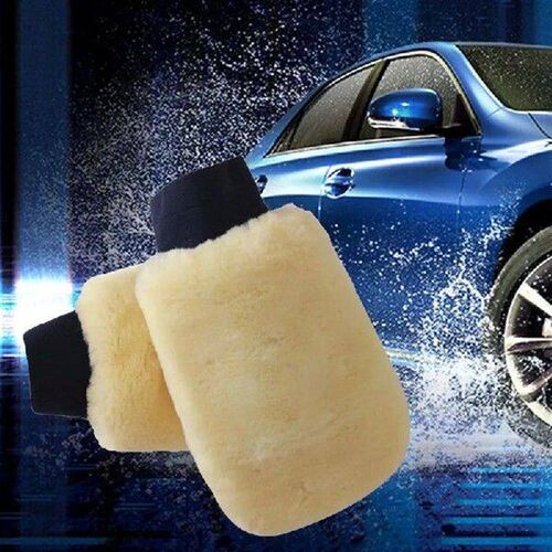 Double-sided Plush Car Wash Gloves Wiping Car Imitation