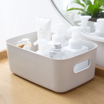 Sundry Storage Basket Student Desktop Snack Storage Box Plas