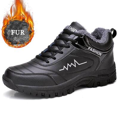 Winter Men Boots Warm Waterproof Snow Boots 2023 New Male Co