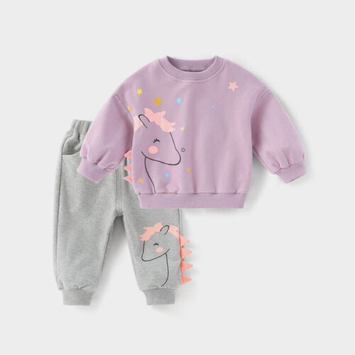 2Pcs Baby Girls Clothing Sets Autumn Winter Toddler Girls Cl
