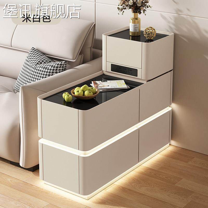 堡讯边柜床头柜现代简约轻奢高级感卧室储物柜家用实木床拉车盖布,生活电器,其他生活家电配件,淘宝优惠券,粉丝福利购,淘宝优惠卷