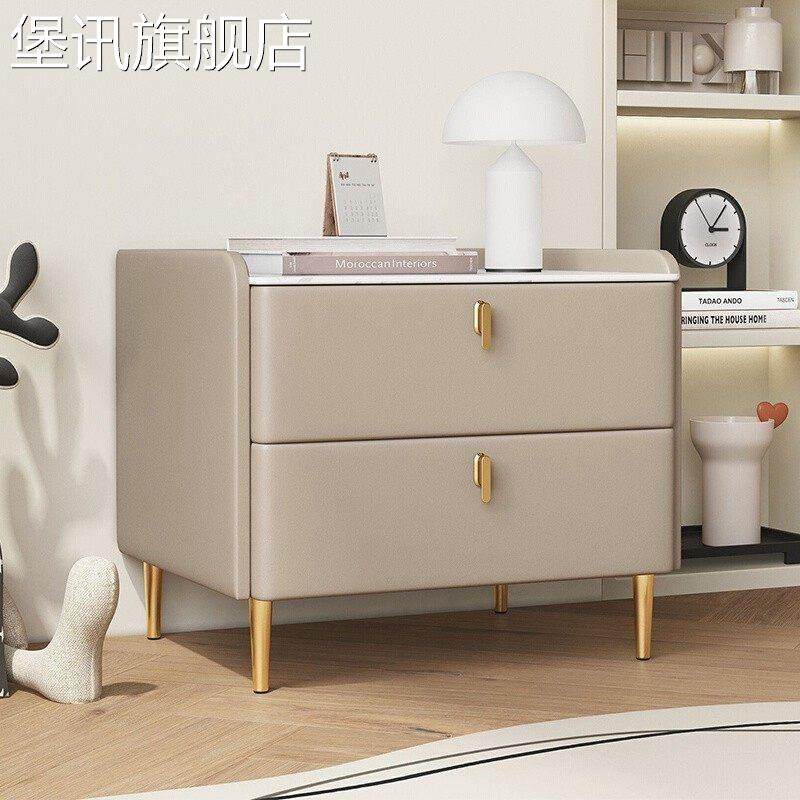 堡讯智能床头柜轻奢简约现代卧室实木岩板储物柜小型意式拉车盖布,生活电器,其他生活家电配件,淘宝优惠券,粉丝福利购,淘宝优惠卷