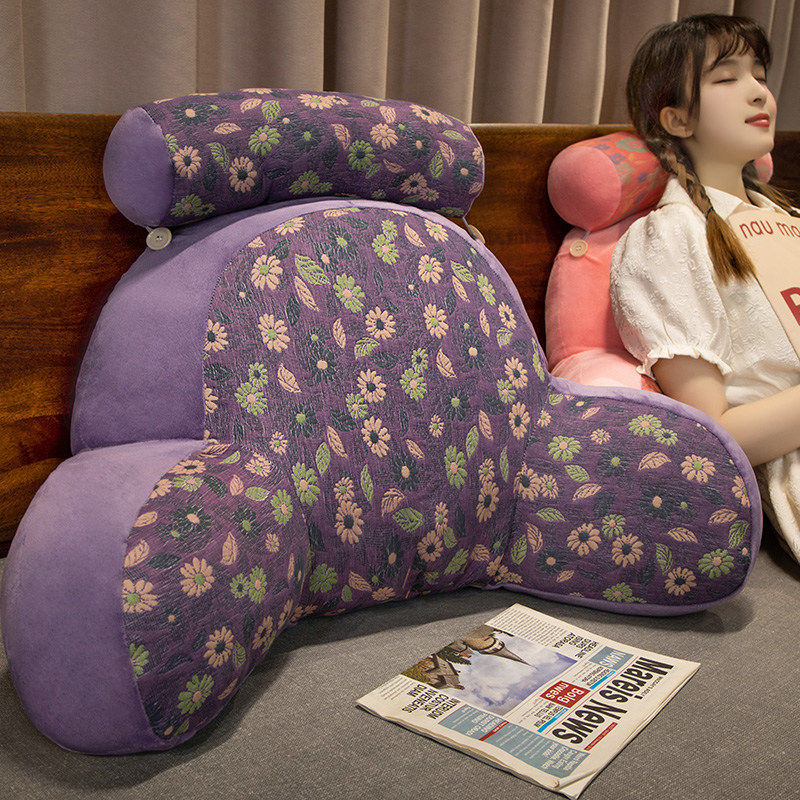 花布床头软包靠背靠垫靠背枕靠枕床上大靠背2023新款宿舍床靠背,居家布艺,床头靠垫,淘宝优惠券,粉丝福利购,淘宝优惠卷