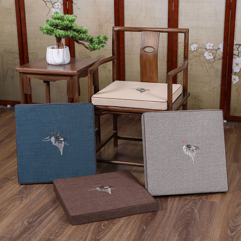 中式红木沙发椅子坐垫官帽椅太师椅餐椅茶椅垫座椅垫子凳子垫定制,居家布艺,椅垫,淘宝优惠券,粉丝福利购,淘宝优惠卷