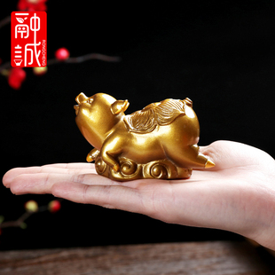 茶宠物摆件变色小猪茶宠个性冲水牛茶具配件茶宝茶盘茶台摆件可养