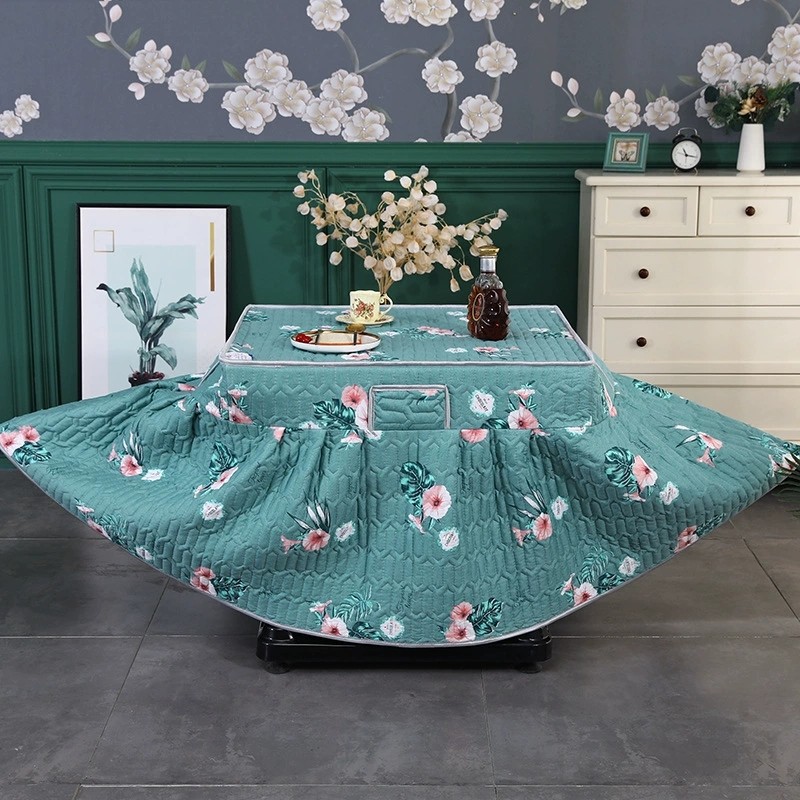 新款烤火被罩裙摆电炉罩电烤炉正长方形连身电炉子桌布罩套加厚冬,居家布艺,烤火罩,淘宝优惠券,粉丝福利购,淘宝优惠卷