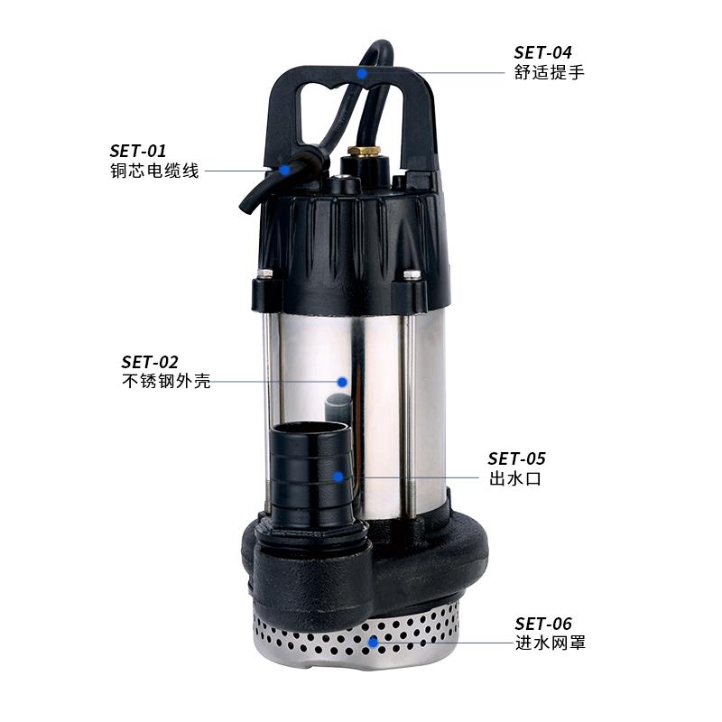 新款无刷直流潜水泵48V60V72V电动车通用农用浇地灌包邮