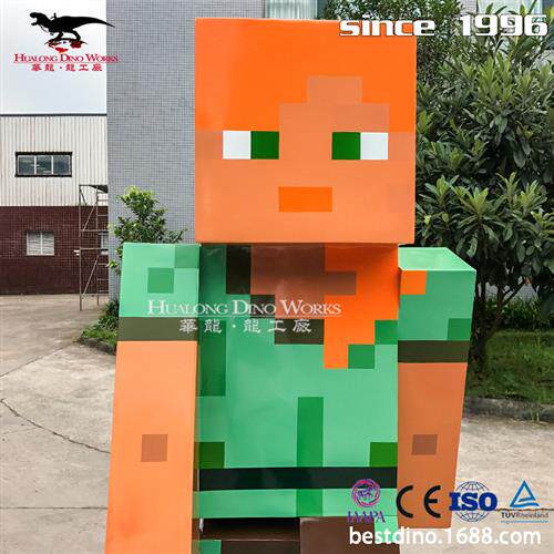 模型玩具我的世界道具蝙蝠侠游乐场科技馆参观展览美陈工艺品