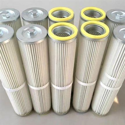 真空上料机滤芯锥形覆膜除尘滤筒防静电吸料机内螺纹丝牙扣过滤器