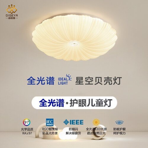 简约现代星星贝壳南瓜吸顶灯