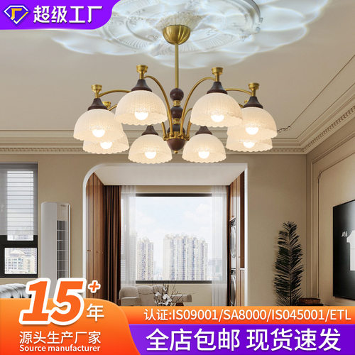 严选中古风餐厅吊灯复古宋代