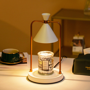 七夕节香薰蜡烛融蜡灯高级复古无火香氛热熔蜡灯蜡烛卧室牀头台灯