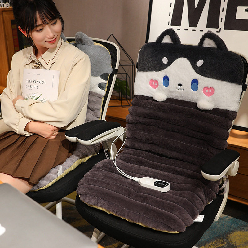 办公室久坐加热坐垫椅子冬季加厚靠垫靠背垫一体屁垫屁股座椅椅垫,居家布艺,椅垫,淘宝优惠券,粉丝福利购,淘宝优惠卷