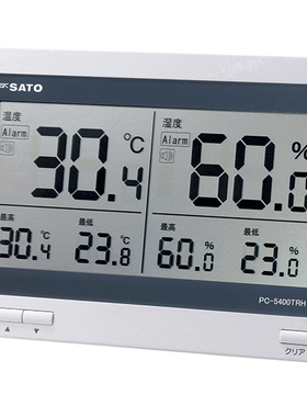 2-3507-01  PC-5400TRH大屏数字式温度计 (225165mm)